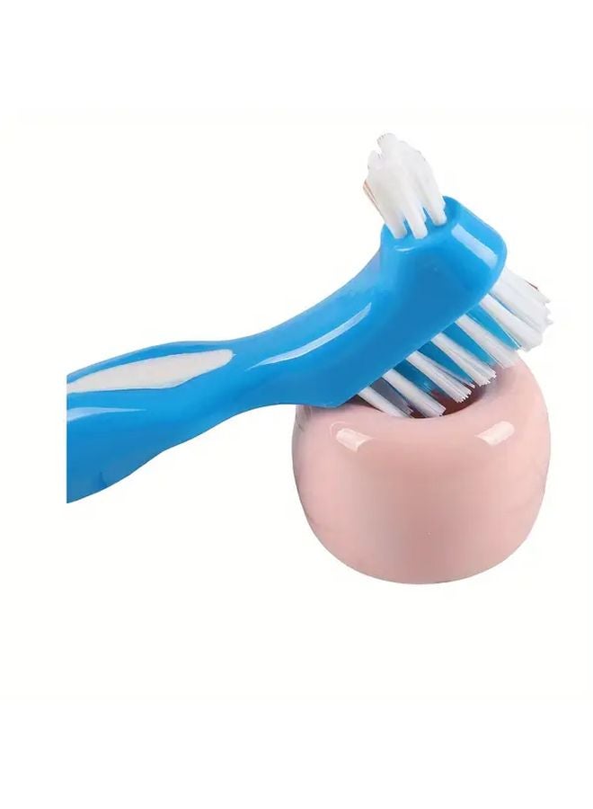 Adult Denture Toothbrush Double Side Cleaning Tartar Removal For Invisible Braces - Image 3